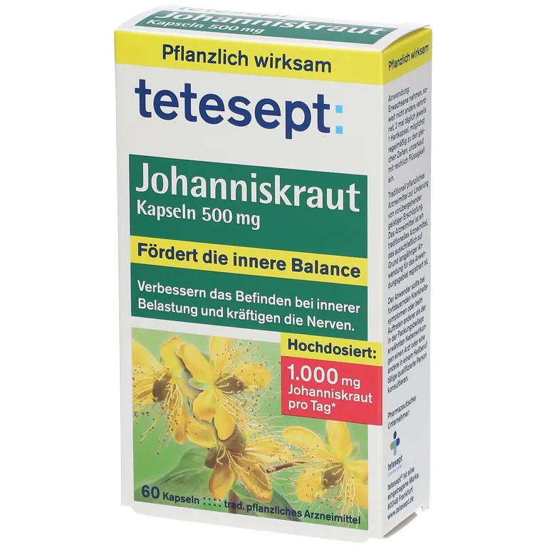 shopapotheke tetesept® Johanniskraut Kapseln 500 mg