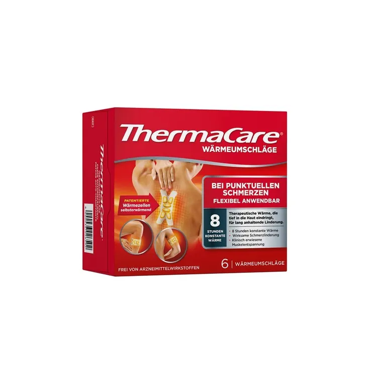 shopapotheke ThermaCare ® bei punktuellen Schmerzen kleines ThermaCare Wärmepflaster zur flexiblen Anwendung
