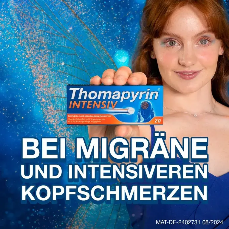 Shopapotheke Thomapyrin INTENSIV Bei Intensiveren Kopfschmerzen & Migräne