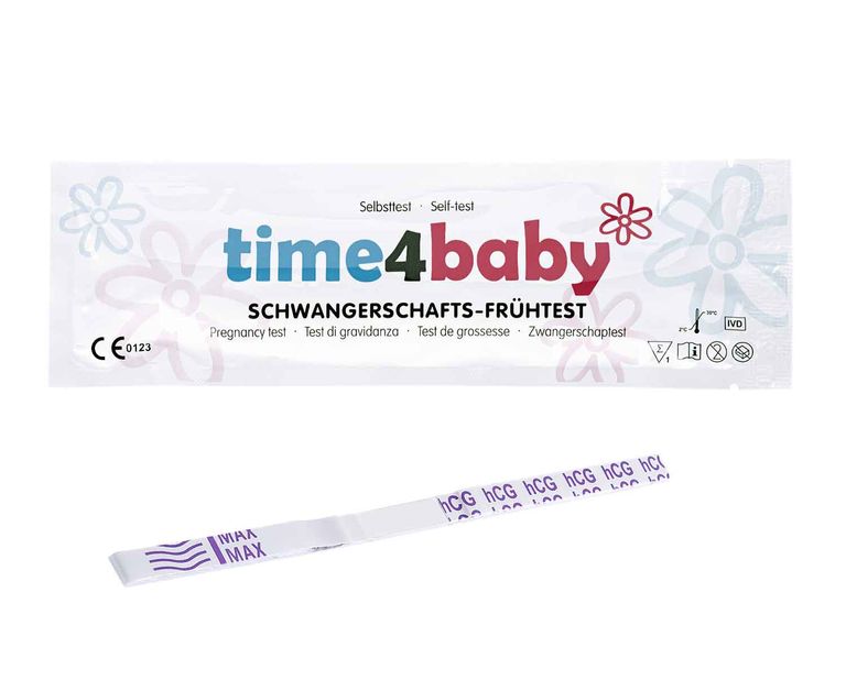 shopapotheke time4baby hochempfindlicher Frühschwangerschaftstest 10 miu/ml