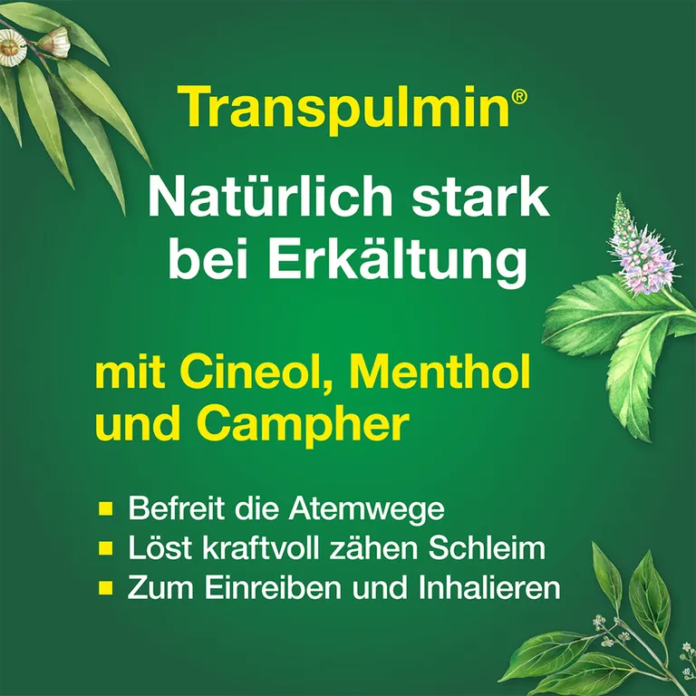 Shopapotheke Transpulmin Erkältungsbalsam Für Erwachsene: Wohltuender Balsam Mit Schleimlöser-Effekt Zur Linderung Von Erkältung Und Husten
