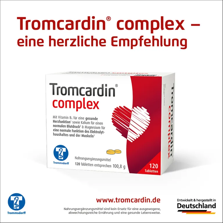 Shopapotheke Tromcardin® Complex – Der Partner Für Ihr Herz Und Ihre Gesundheit
