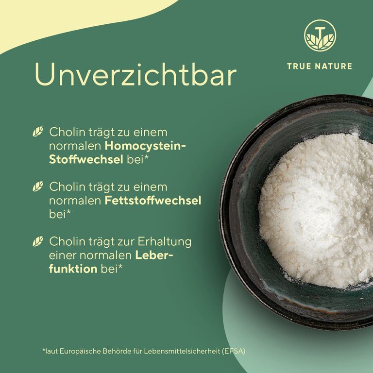 Shopapotheke TRUE NATURE® Cholin Kapseln - Vegan & Made In Germany