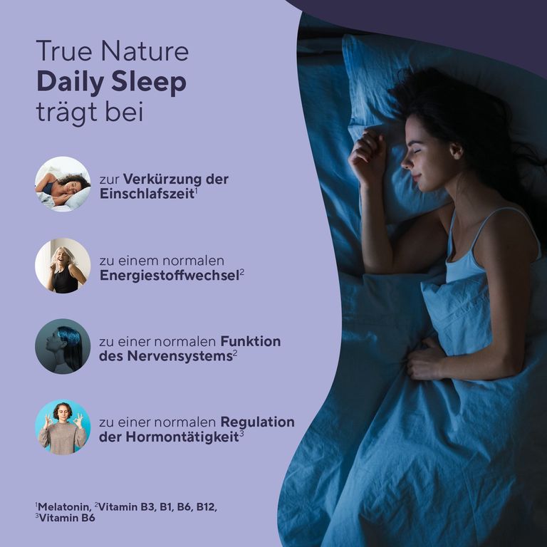 Shopapotheke TRUE NATURE® Daily Sleep Schlafkapseln - Premium Schlaf-Komplex Mit Melatonin