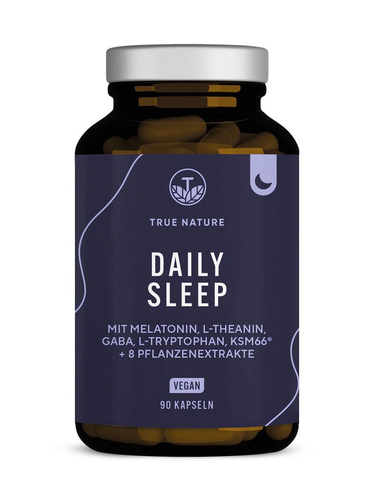 shopapotheke TRUE NATURE® Daily Sleep Schlafkapseln - Premium Schlaf-Komplex mit Melatonin
