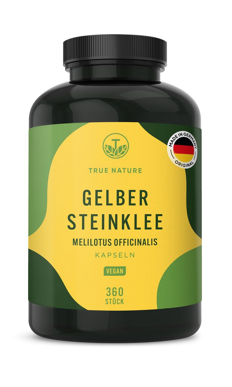 shopapotheke TRUE NATURE® Gelber Steinklee Kapseln - Vegan & Made in Germany