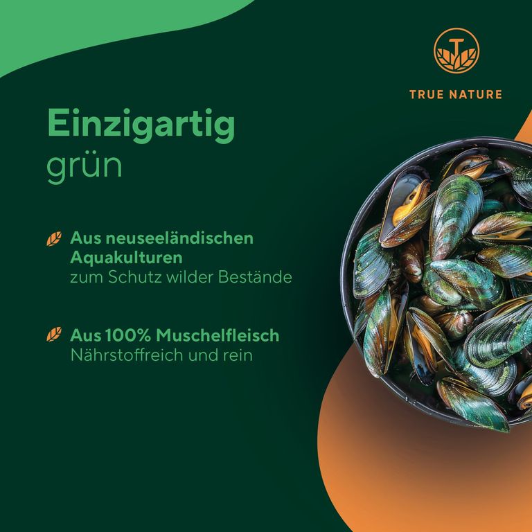 Shopapotheke TRUE NATURE® Grünlippmuschel Kapseln - Neuseeländische Kultivierung