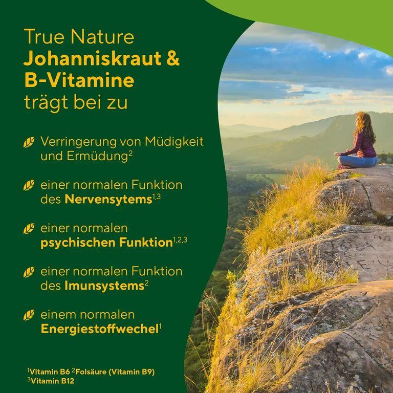 Shopapotheke TRUE NATURE® Johanniskraut Extrakt Kapseln Mit Vitamin B6 B12 & Folsäure