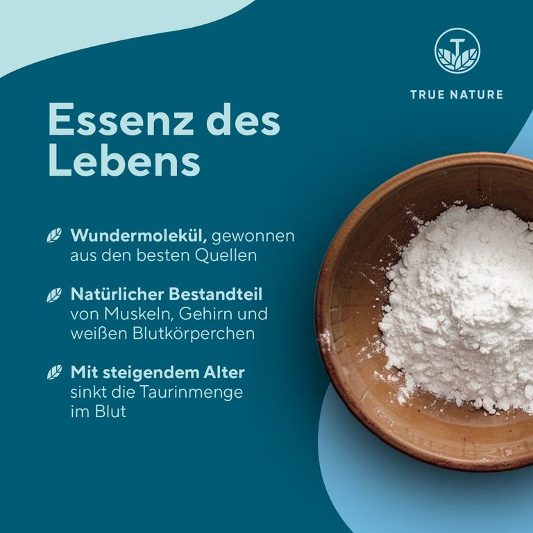 Shopapotheke TRUE NATURE® Taurin Kapseln - Vegan & Made In Germany