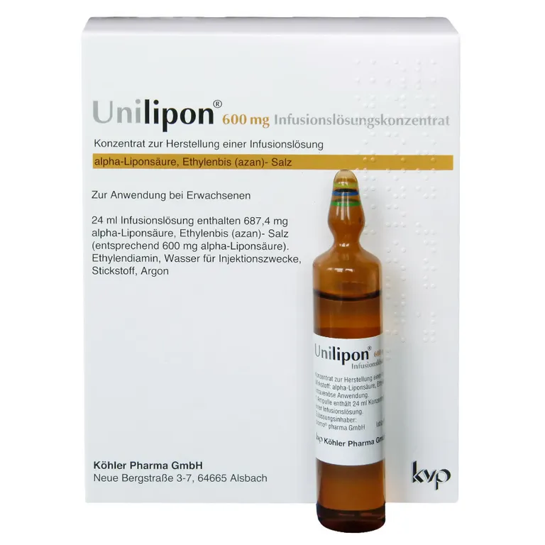 shopapotheke Unilipon® 600 mg Infusionslösungskonzentrat