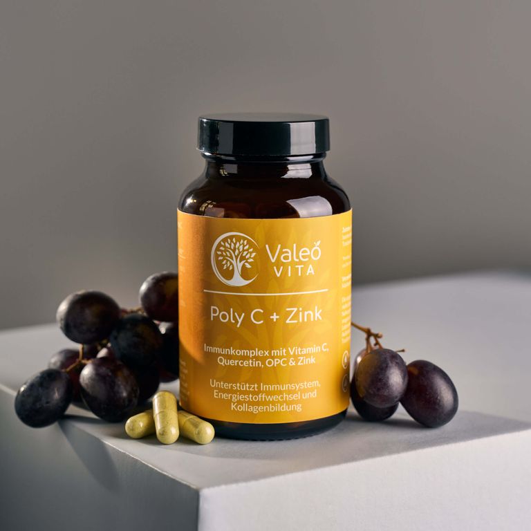 Shopapotheke Valeo Vita™ Poly C + Zink - Immunkomplex (mit OPC Und Quercetin)