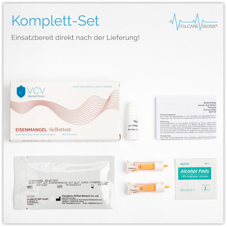Shopapotheke VCV HomeCheck® Eisenmangel Schnelltest