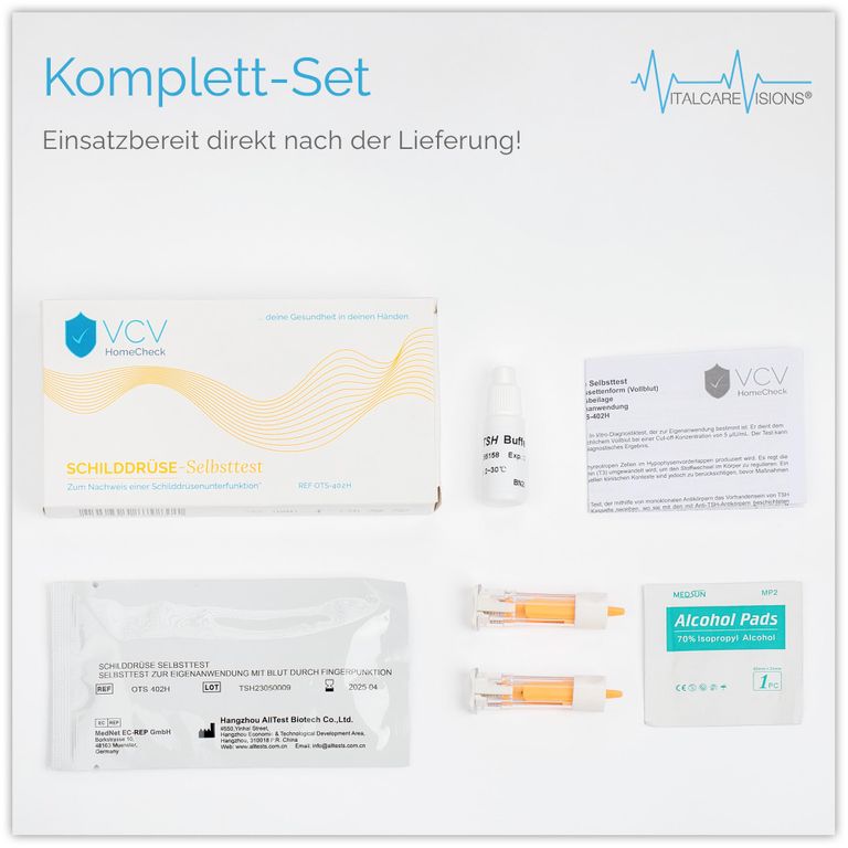 Shopapotheke VCV HomeCheck® Schilddrüsen Schnelltest Doppelpack