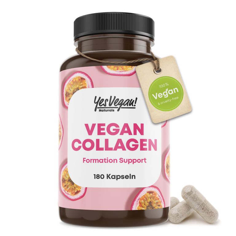 Shopapotheke Vegan Collagen (180 Kapseln) Mit Aminosäuren Vitamin A C E Biotin Silicium Zink Und Mangan
