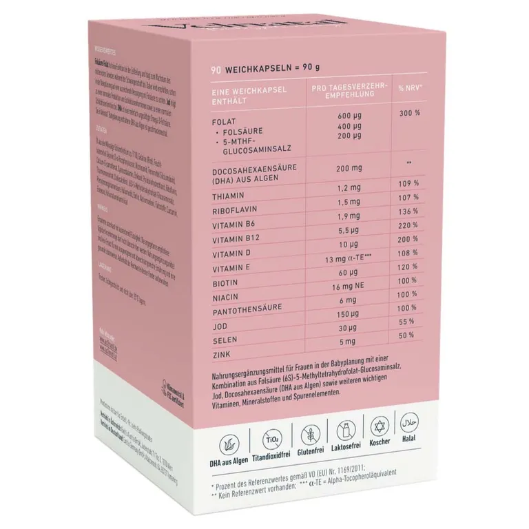Shopapotheke Velnatal Babyplanung – Unterstützung Mit Folat Und Vitaminen Bei Kinderwunsch
