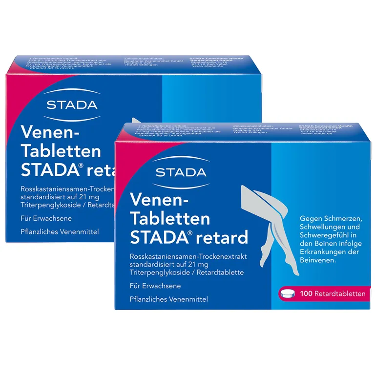 shopapotheke Venen-Tabletten STADA® retard Pflanzliches Venenmittel zur unterstützenden Behandlung von Beschwerden in den Beinvenen