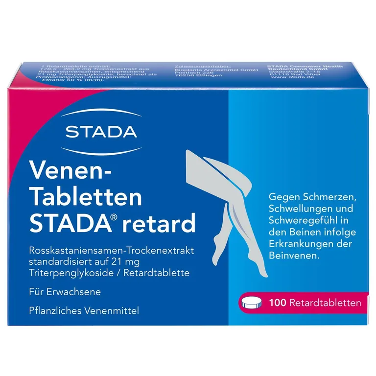 shopapotheke Venen-Tabletten STADA® retard Pflanzliches Venenmittel zur unterstützenden Behandlung von Beschwerden in den Beinvenen