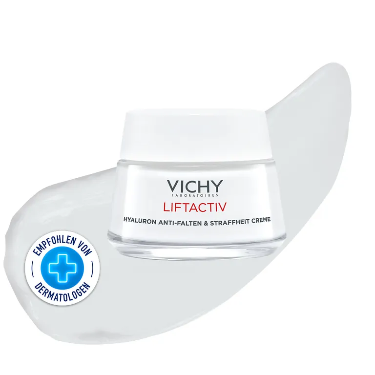 shopapotheke Vichy Liftactiv Hyaluron Anti-Falten & Straffheit Creme: Straffende Anti-Aging-Creme für trockene Haut + Vichy Collagen Specialist-Nacht 15ml GRATIS