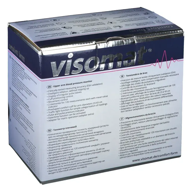 Shopapotheke Visomat® Comfort Form Oberarm Blutdruckmessgerät