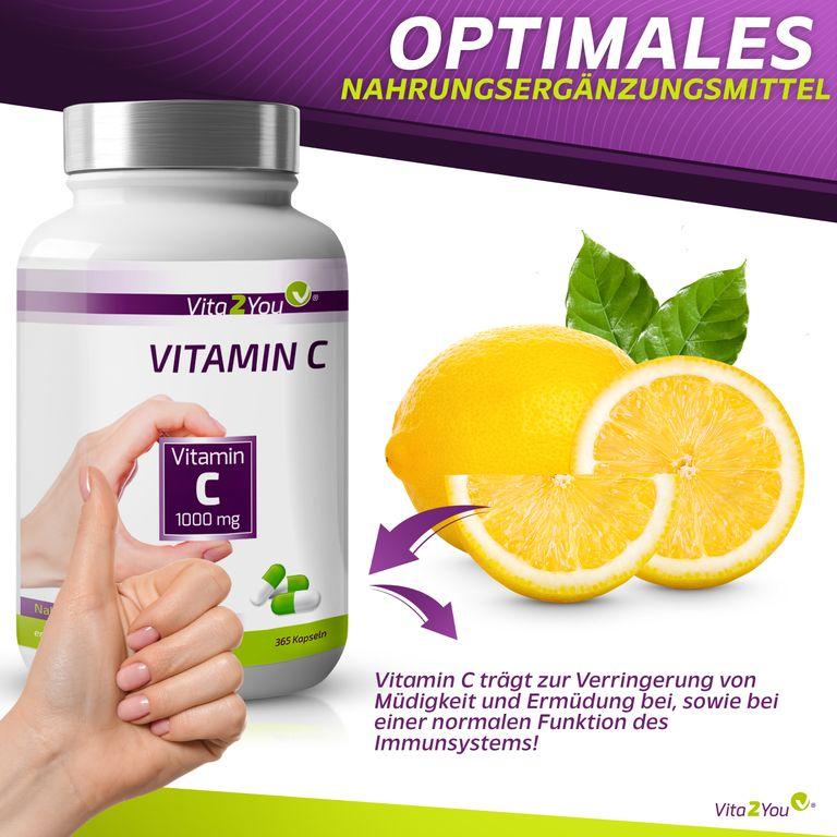Shopapotheke Vita2You Vitamin C 1000mg Kapseln - Hochdosiert