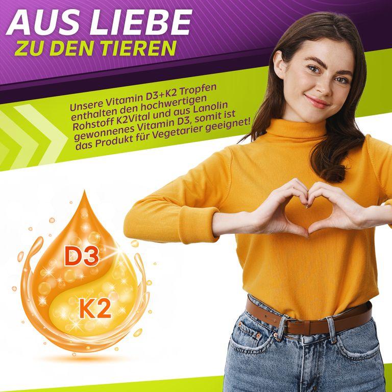 Shopapotheke Vita2You Vitamin D3 + K2 Tropfen 5000IE - 100µg Vitamin K2