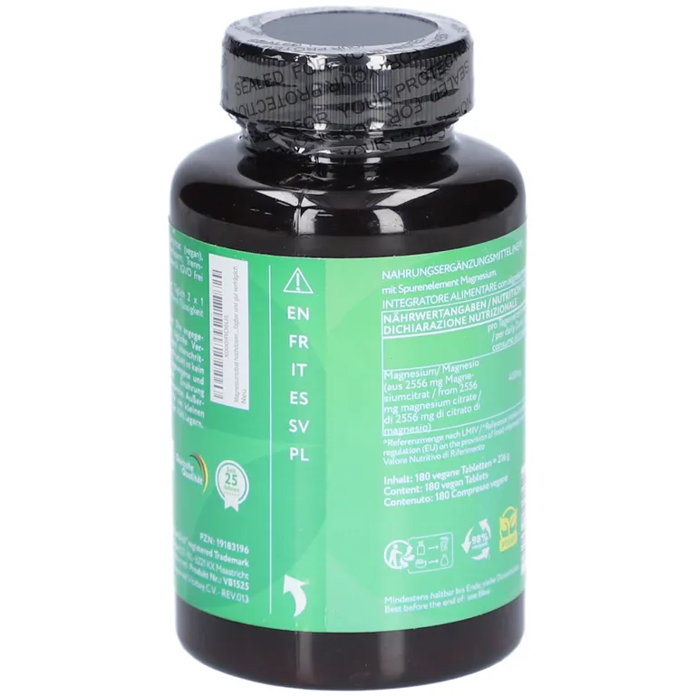 Shopapotheke Vitabay Magnesiumcitrat – Hochdosiert 400 Mg Elementar