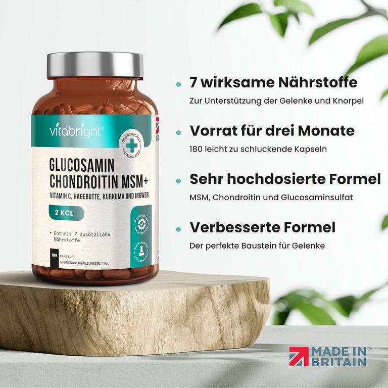Shopapotheke VitaBright Glucosamin Chondroitin MSM Kapseln