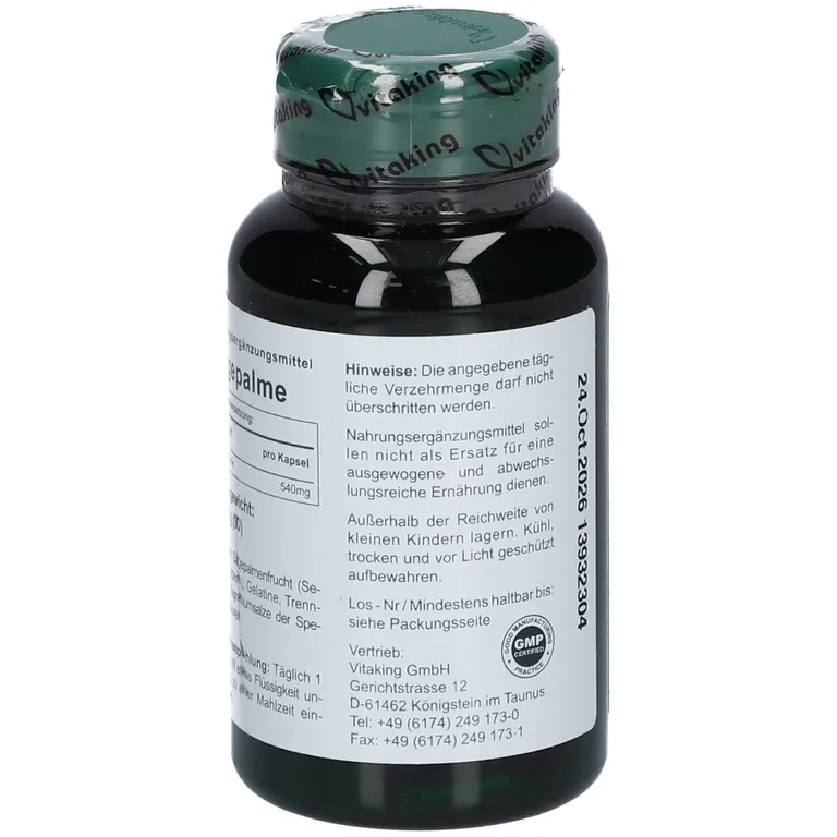 Shopapotheke Vitaking Men's Health Sägepalme 540 Mg