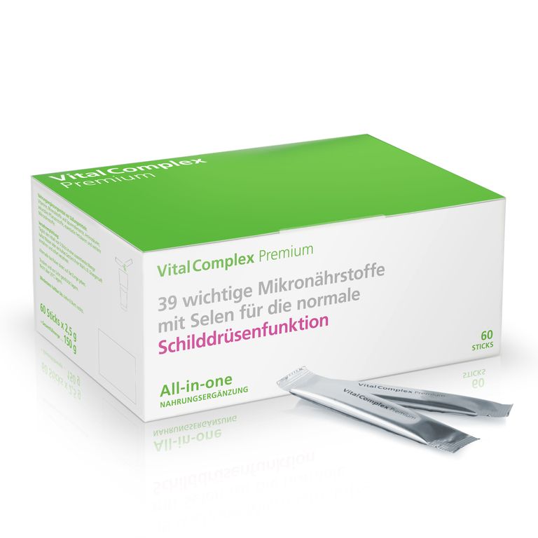 shopapotheke VitalComplex Premium mit Selen für die normale Schilddrüsenfunktion