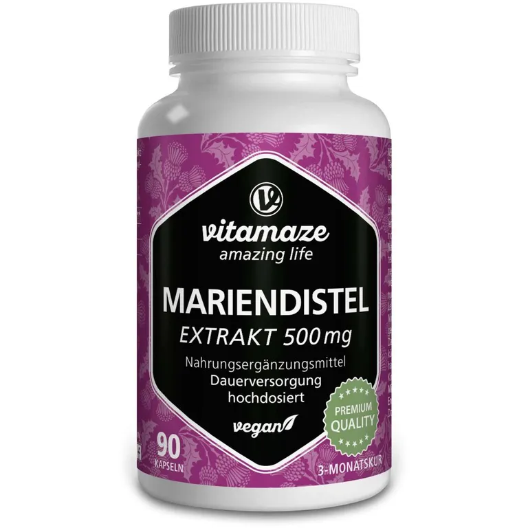 shopapotheke vitamaze MARIENDISTEL 500 mg Extrakt hochdosiert