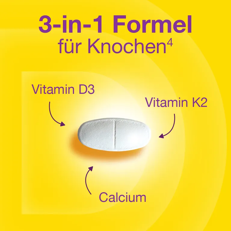 Shopapotheke Vitamin D3 1000 I.E. VIGANTOLVIT Osteo Mit K2 Kalzium Für Knochen*
