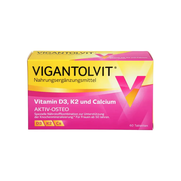 shopapotheke Vitamin D3 1000 I.E. VIGANTOLVIT Osteo mit K2 Kalzium für Knochen*
