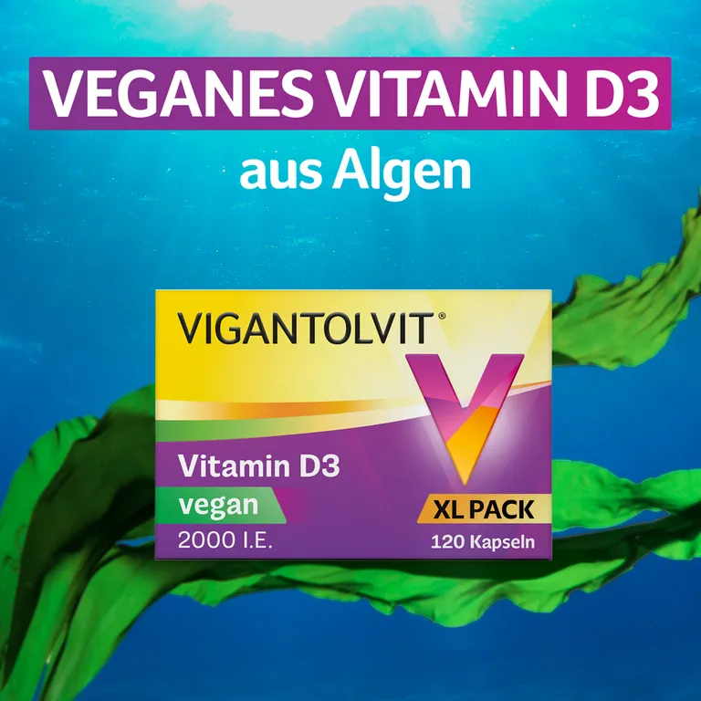 Shopapotheke Vitamin D3 2000 I.E. VIGANTOLVIT Weichkapseln Vegan Hochdosiert