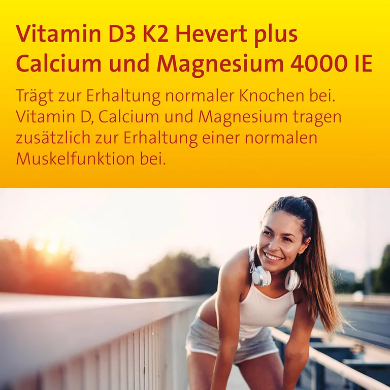 Shopapotheke Vitamin D3 K2 Hevert + Calcium & Magnesium 4000 IE – Starke Knochen Und Muskeln