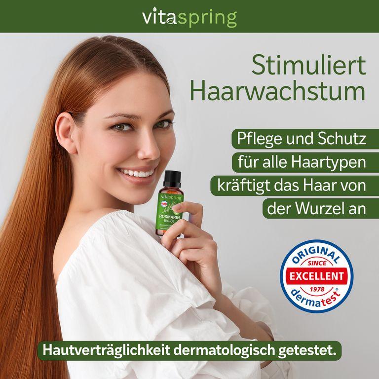 Shopapotheke Vitaspring® ätherisches Bio Rosmarinöl Für Haare & Kopfhaut