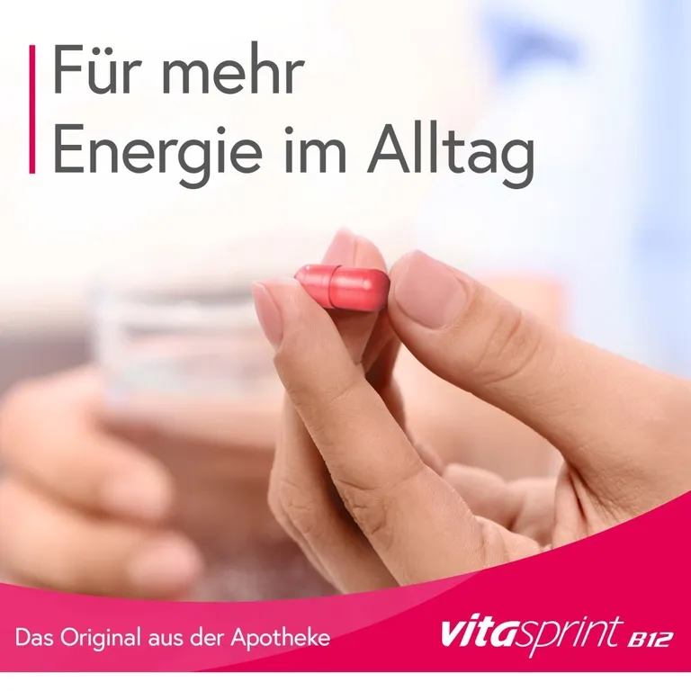 Shopapotheke Vitasprint B12 Kapseln 50 St. Mit Vitamin B12 Für Mehr Energie