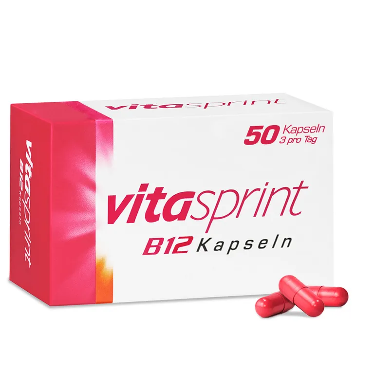 shopapotheke Vitasprint B12 Kapseln 50 St. mit Vitamin B12 für mehr Energie