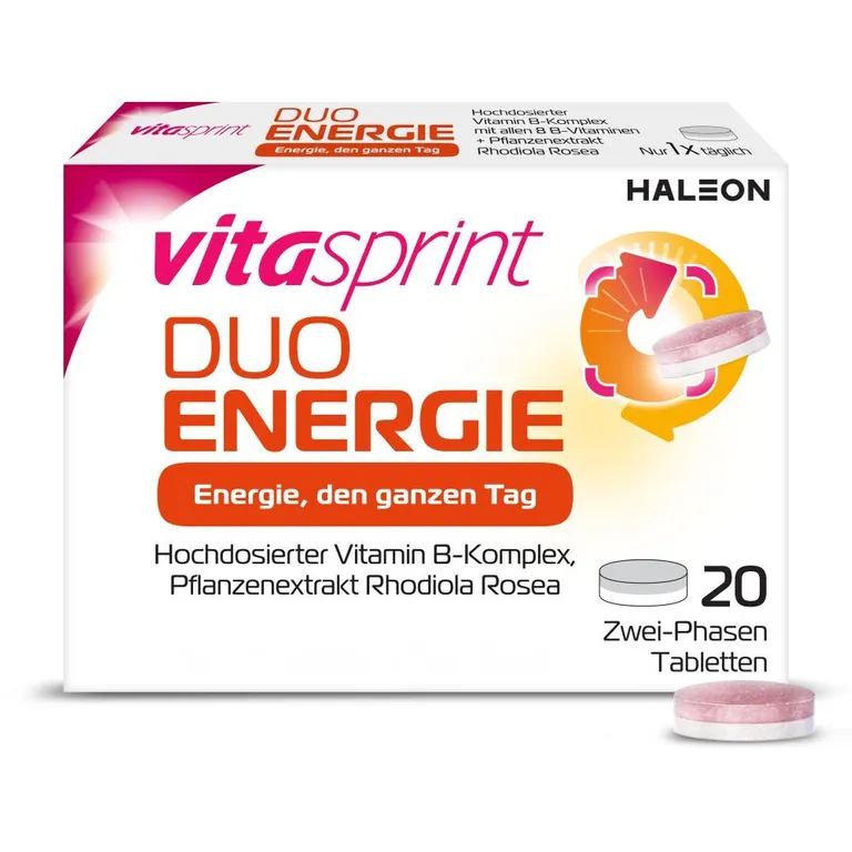 shopapotheke Vitasprint Duo Energie 2-Phasen-Tablette - Vitamin B-Komplex hochdosiert