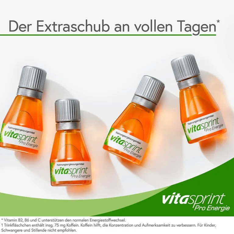 Shopapotheke Vitasprint Pro Energie Nahrungsergänzungsmittel Vitamin B6 Vitamin C 24 St