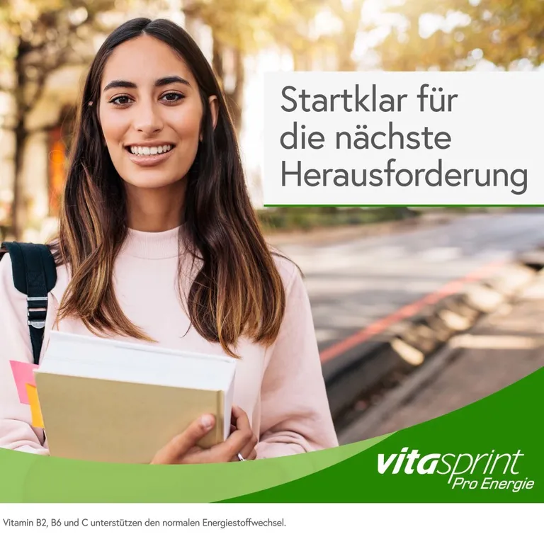 Shopapotheke Vitasprint Pro Energie Nahrungsergänzungsmittel Vitamin B6 Vitamin C 24 St