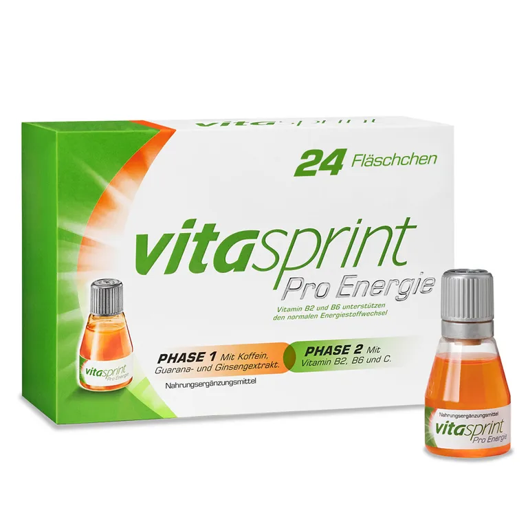 shopapotheke Vitasprint Pro Energie Nahrungsergänzungsmittel Vitamin B6 Vitamin C 24 St
