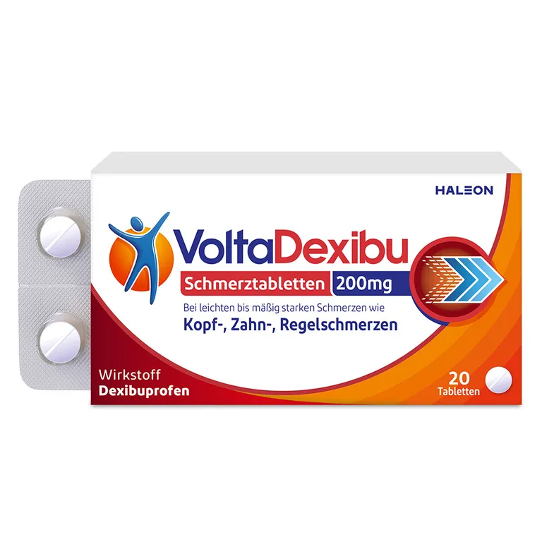 Shopapotheke VoltaDexibu Schmerztabletten Dexibuprofen 200 Mg