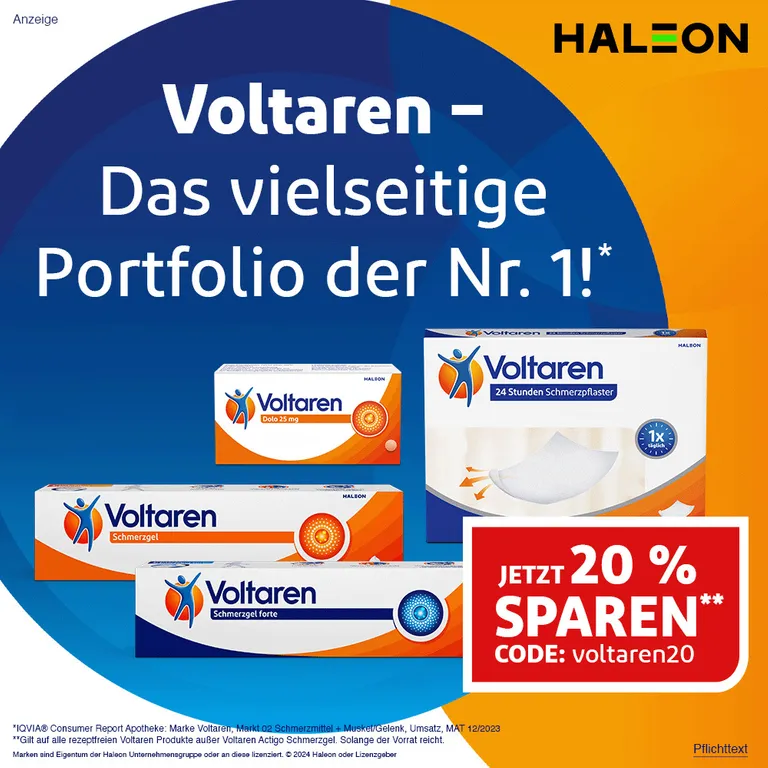Shopapotheke Voltaren Dolo 25mg Tabletten Schmerztabletten Gegen Rückenschmerzen
