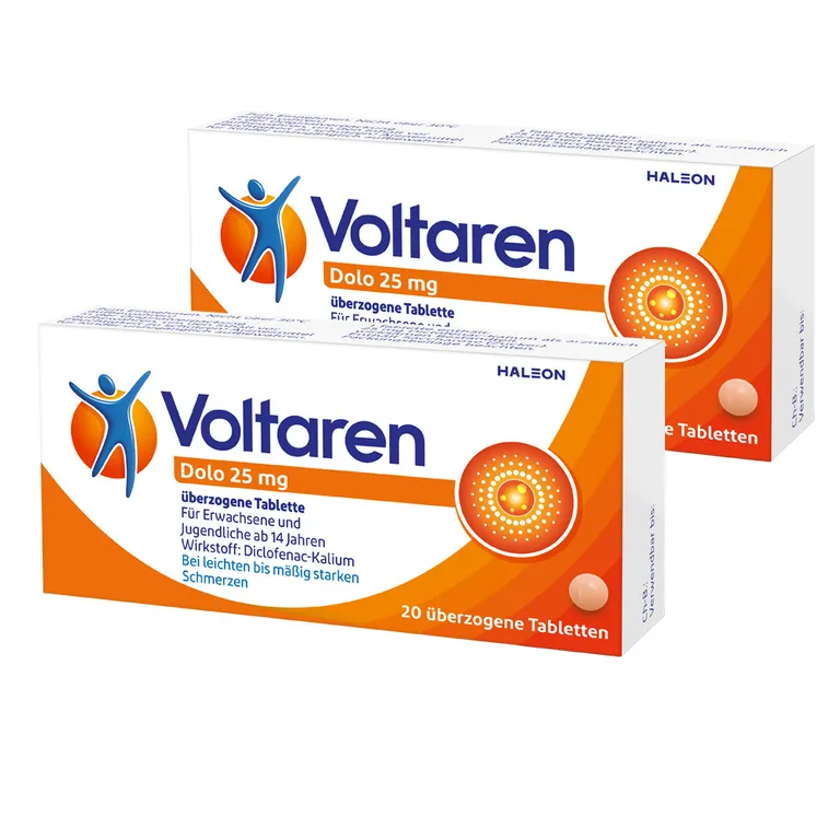 shopapotheke Voltaren Dolo 25mg Tabletten Schmerztabletten gegen Rückenschmerzen