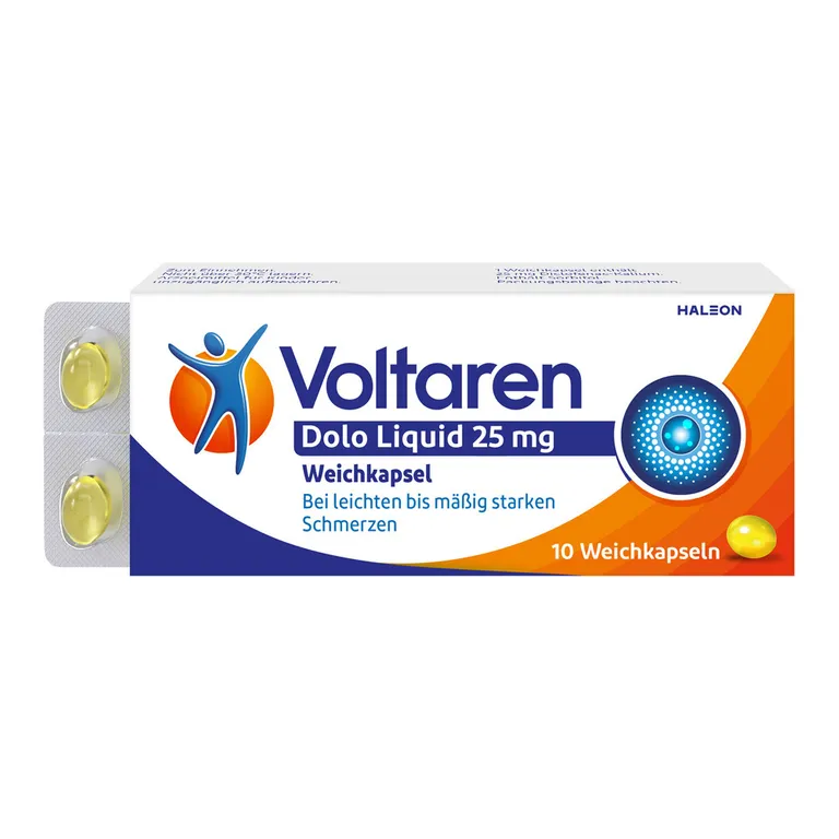 shopapotheke Voltaren Dolo Liquid 25 mg Weichkapseln gegen Muskelschmerzen