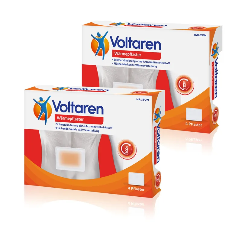 shopapotheke Voltaren Wärmepflaster ohne Arzneimittelwirkstoff 4 Pflaster