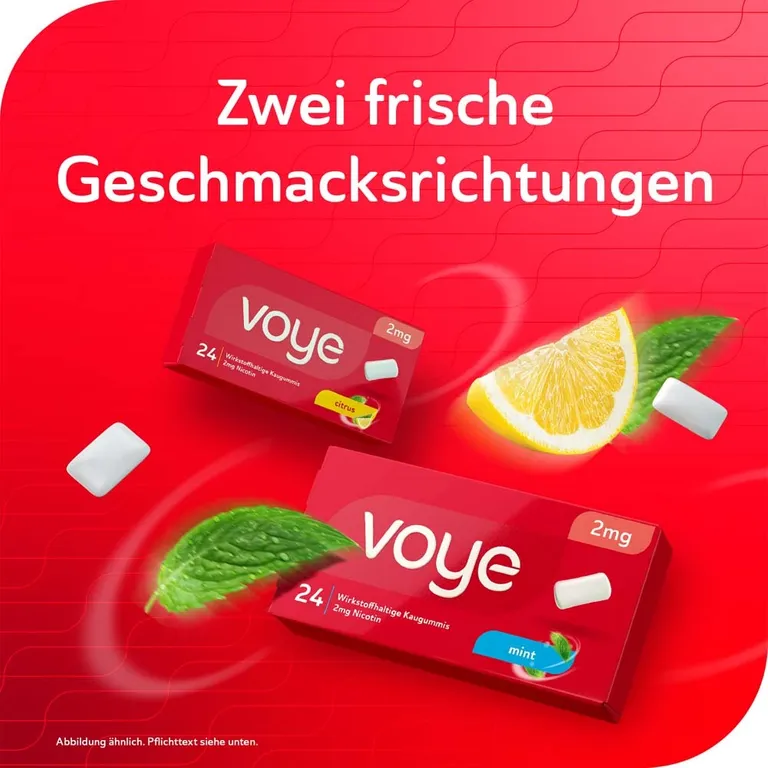 Shopapotheke Voye Mint 2mg Wirkstoffhaltiges Kaugummi