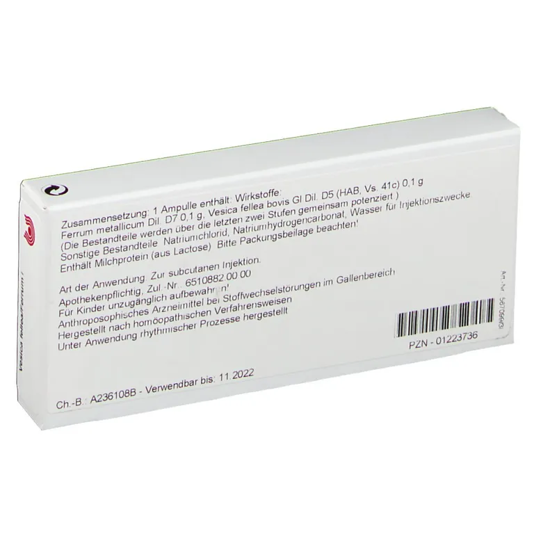 Shopapotheke WALA® Vesica Fellea Ferrum I Ampullen