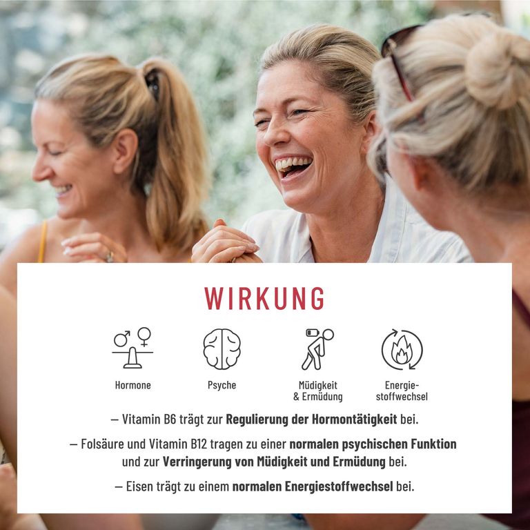 Shopapotheke Wechseljahre Komplex Mit Yams & Rotklee Baldrian Eisen - Hochdosiert - Wechselwunder - NATURTREU®