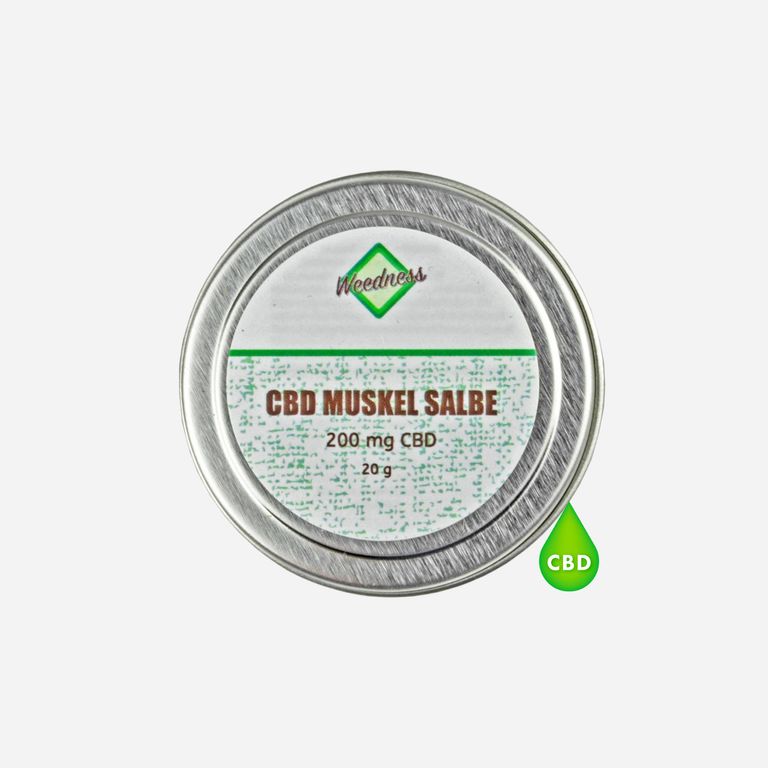shopapotheke Weedness - CBD Schmerzsalbe für Sportverletzungen und Gelenkschmerzen 200mg